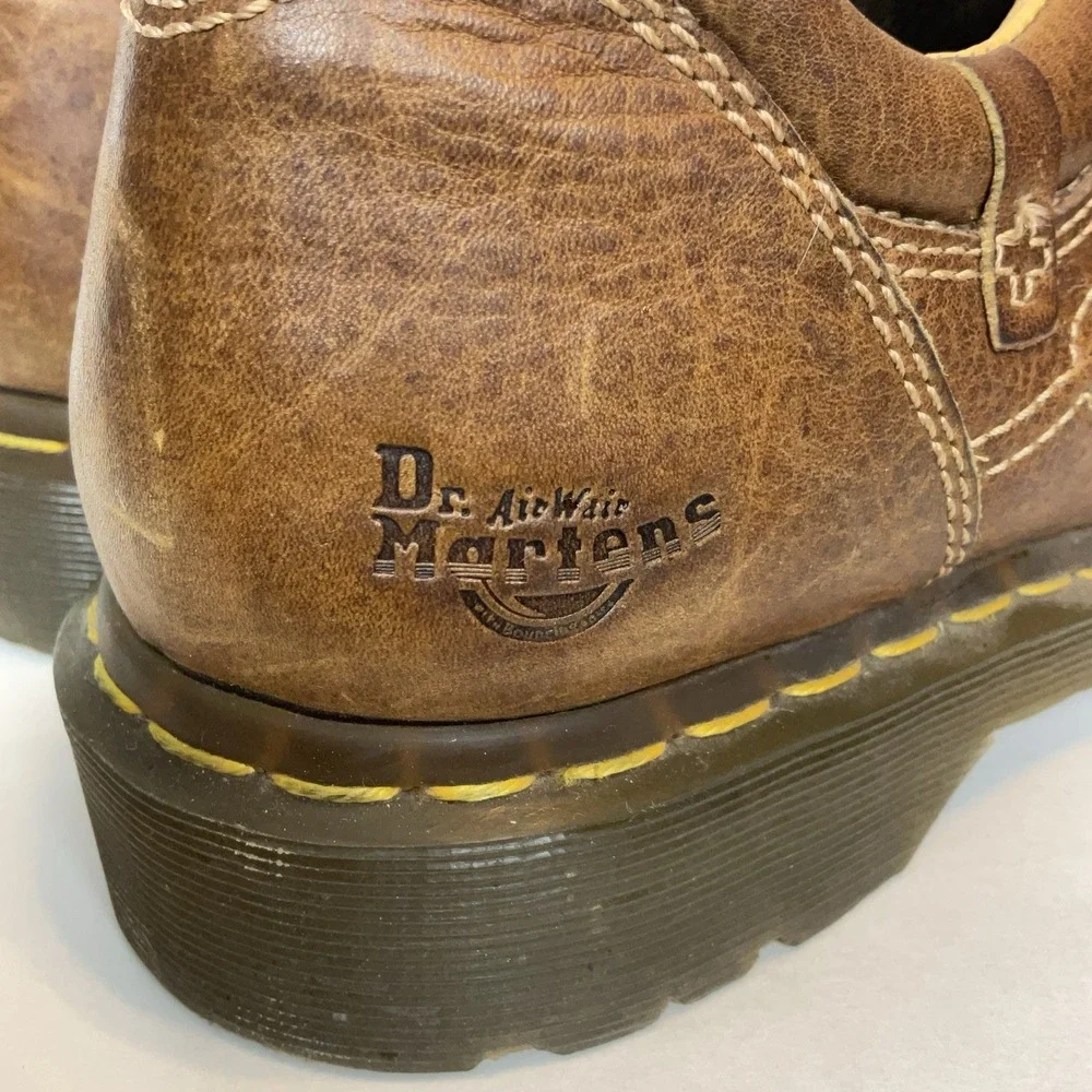 Doc Dr. Martens Men's Sz 11 Keith Brown Leather Oxford Chunky‎ Shoe Y2K Lug Sole